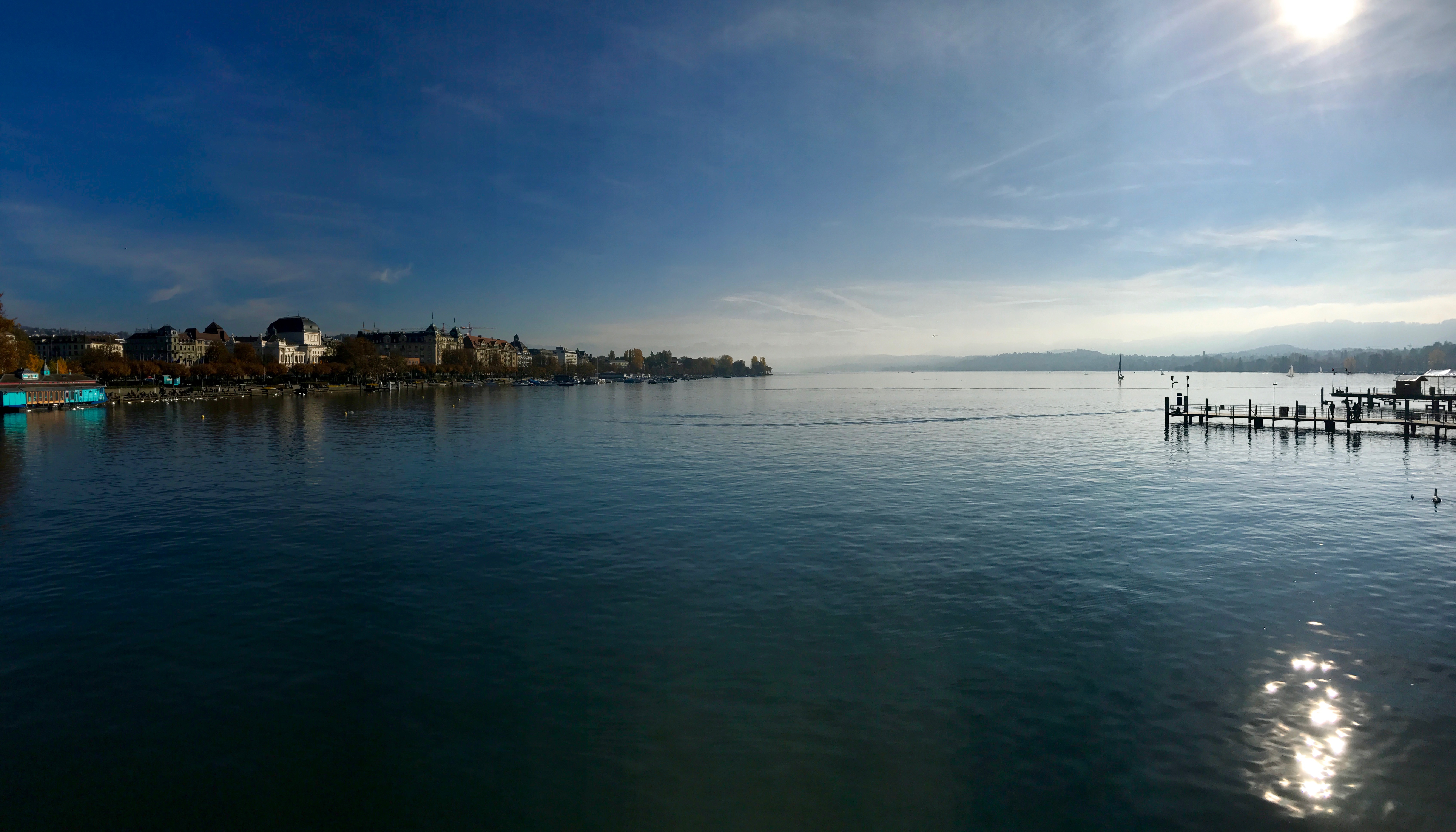 Quaibrücke, Quay Bridge, Zurich, Zürich, Lake Zurich